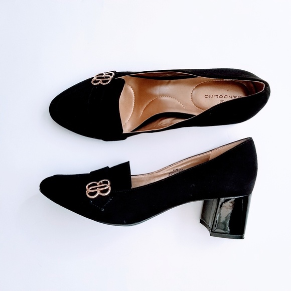 Bandolino Shoes - Bandolino | Black 'Cassa' Loafer Block High Heels